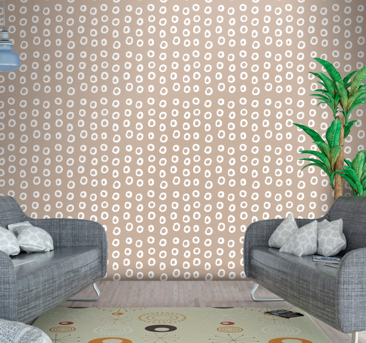 Polka Dot Pattern Design dot wallpaper - TenStickers