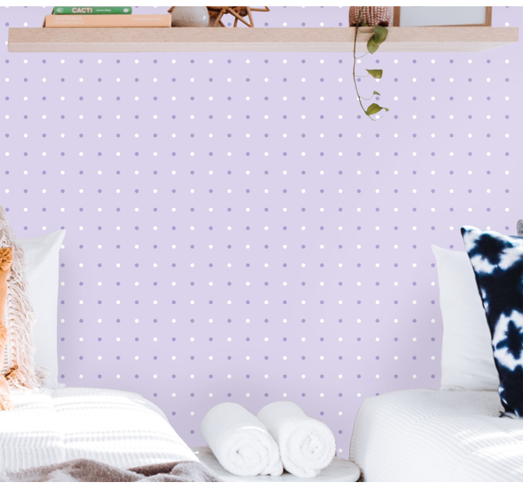 Polka Dotted Pattern polka dots wallpaper - TenStickers