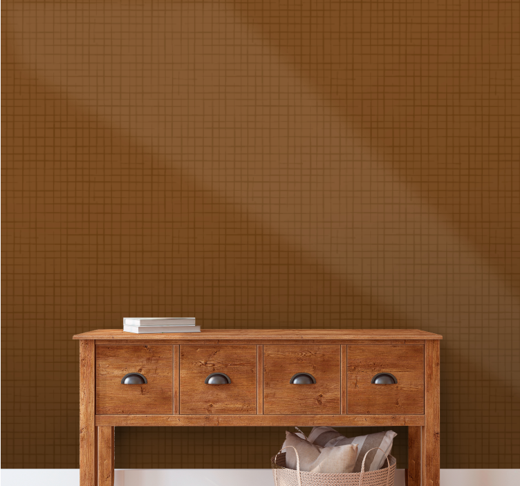 Rustic linen shade texture pattern wallpaper - TenStickers