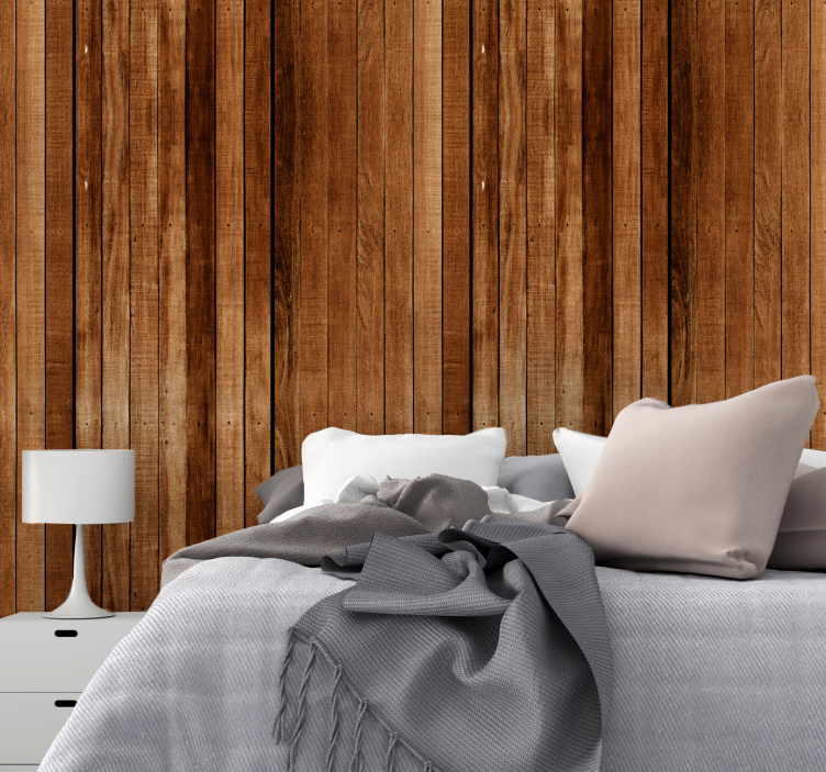 Rustic Wooden Texture wood wallpaper - TenStickers