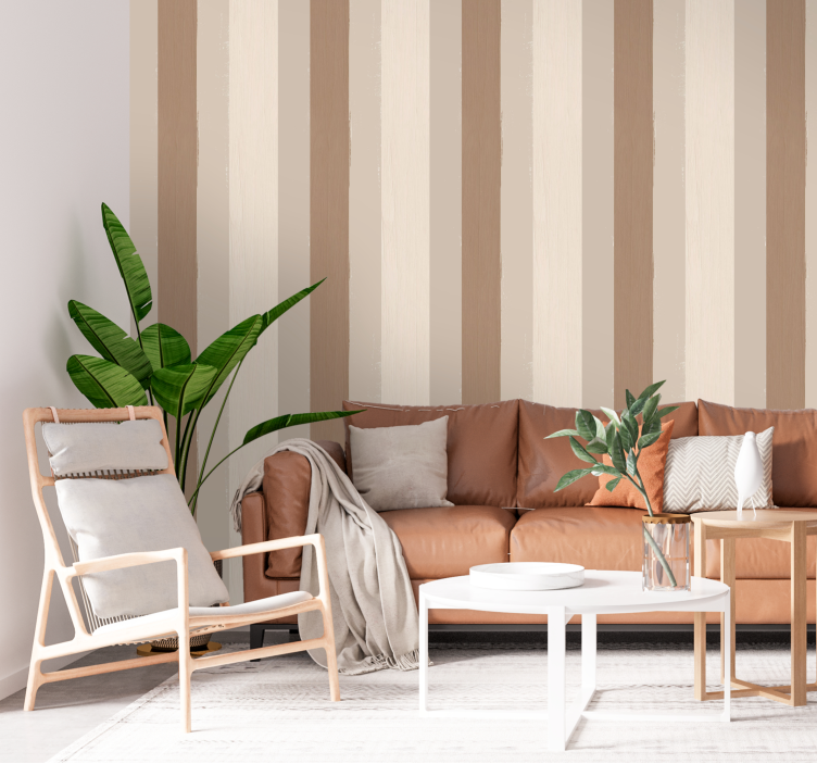 Sand color vertical wallpaper - TenStickers