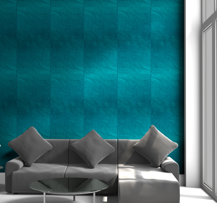 Smooth Ocean Waves living room wallpaper - TenStickers