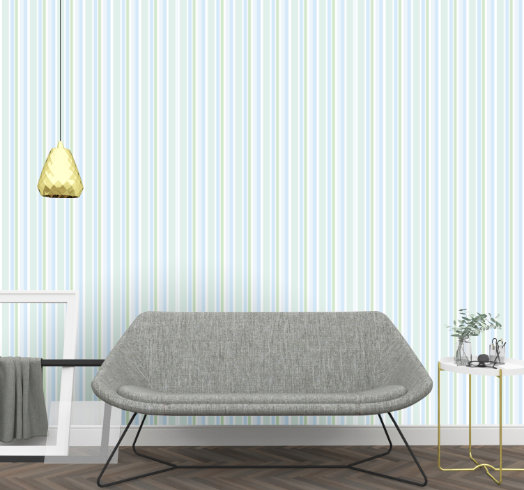 Subtle Stripe Harmony vertical line wallpaper - TenStickers