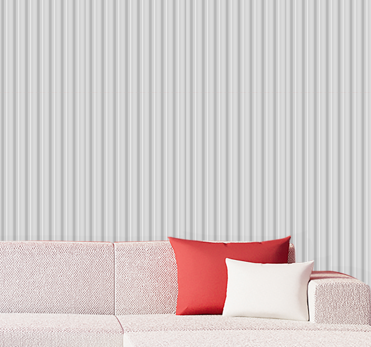 Subtle Striped Design horizontal striped wallpaper - TenStickers