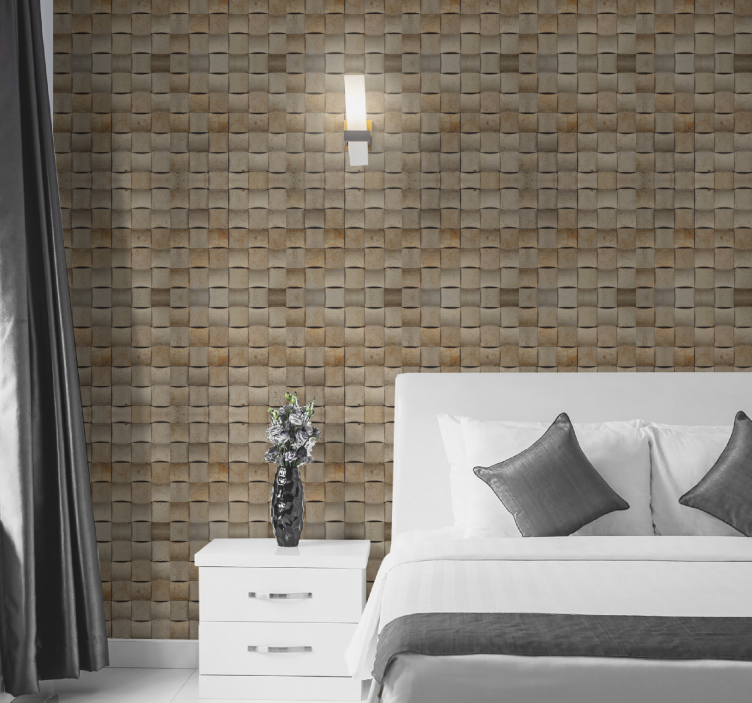 Brown wall surface texture pattern wallpaper - TenStickers
