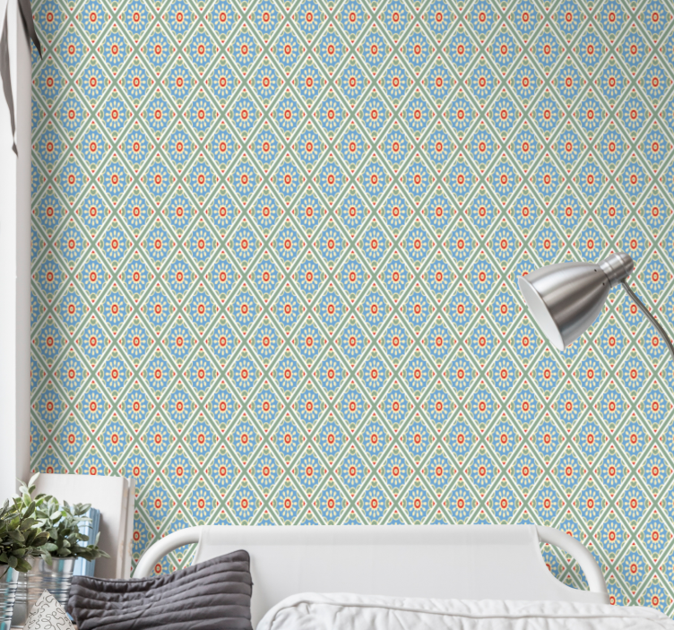 Tile Pattern Detail tile wallpaper - TenStickers