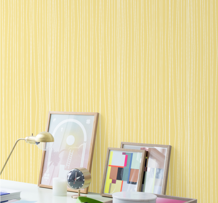 Vertical Streaks striped wallpaper - TenStickers