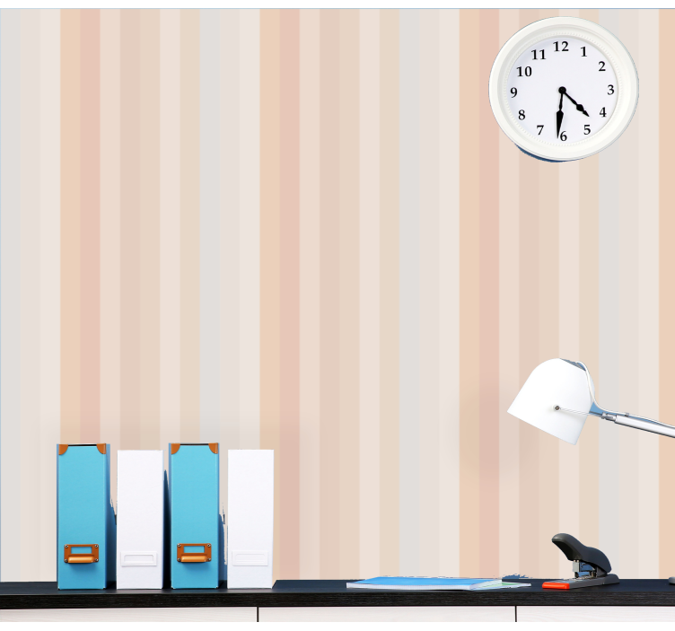 Vertical Stripe Design striped wallpaper - TenStickers