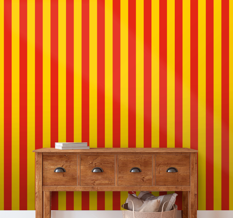 Vibrant Stripes vertical line wallpaper - TenStickers
