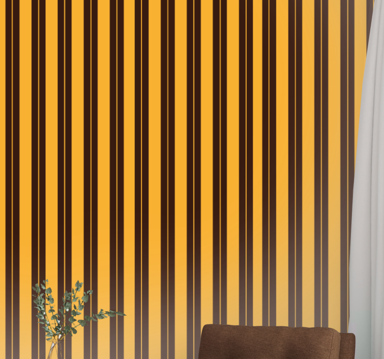 Vintage striped pattern striped Wallpaper - TenStickers