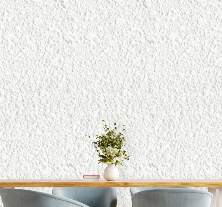 White 3D stones pattern Stone Wallpaper - TenStickers